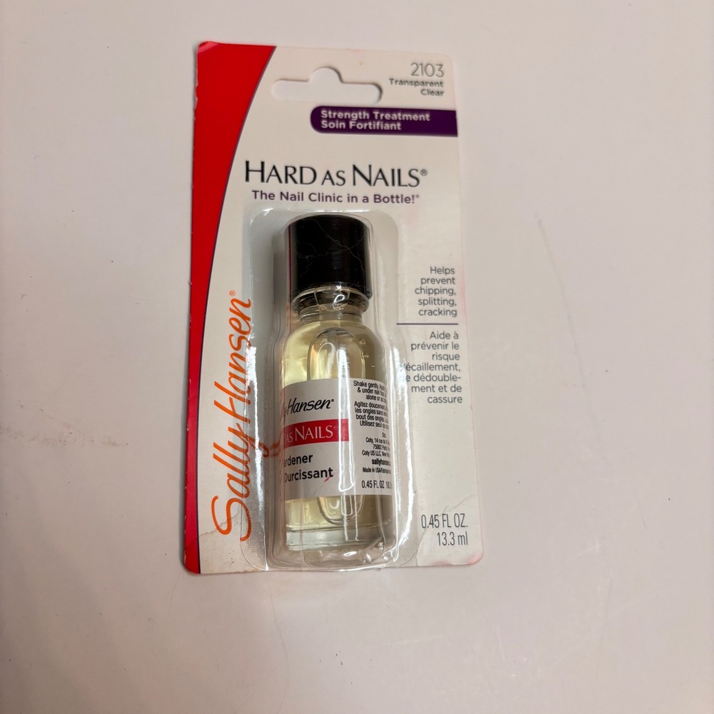 Sally Hansen Hard‎ as Nails Strength Treatment Clear Nail Polish 0.45 Fl Oz